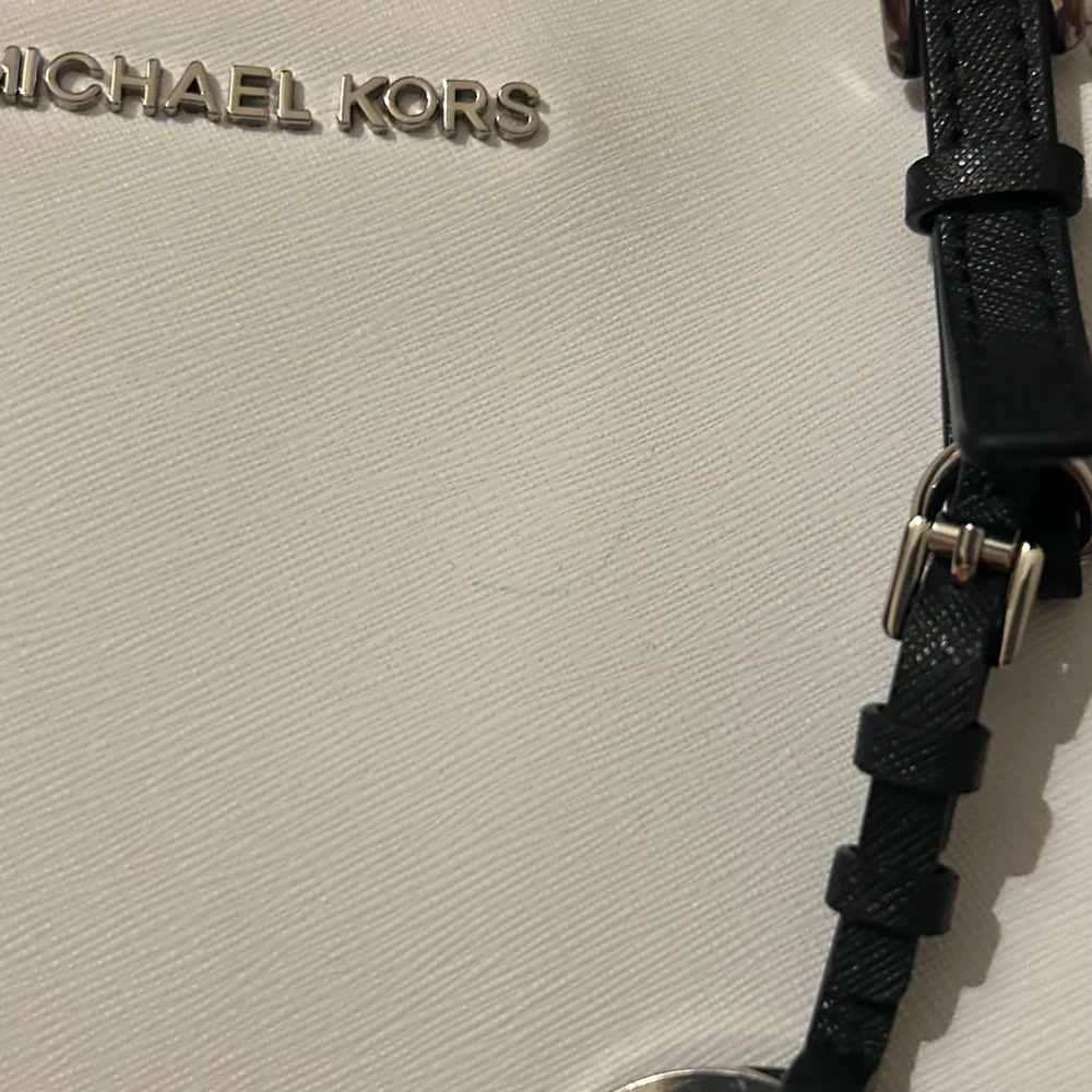 Michael Kors Gray and Cream Tote Bag - Picture 8 of 8